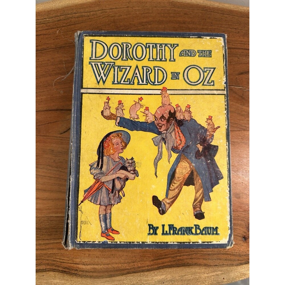 Vintage The Land of Oz Hardcover Book by L. Frank Baum - Reilly & Lee Co. AS-IS
